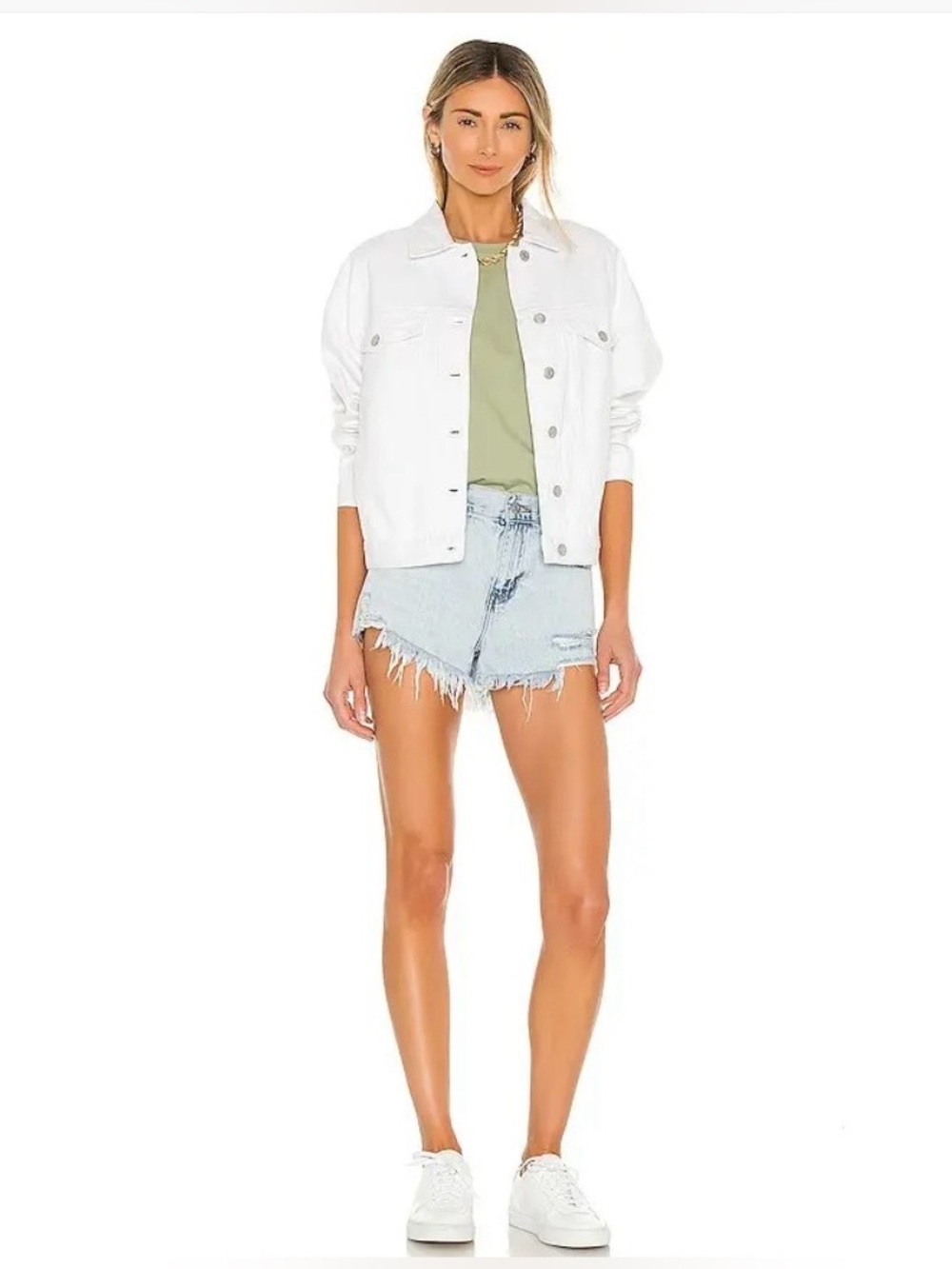 Pistola Gigi Low Rise Cut Off Jean Shorts Rennie Distressed Light Wash Size 29